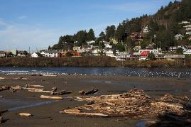Yachats village on the Oregon coast